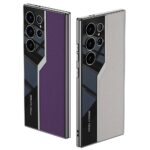 Samsung Galaxy S24 Ultra, S23 Ultra Thin TPU Soft Supercar Footage Case And Plating Leather Protection Cover - Image 3