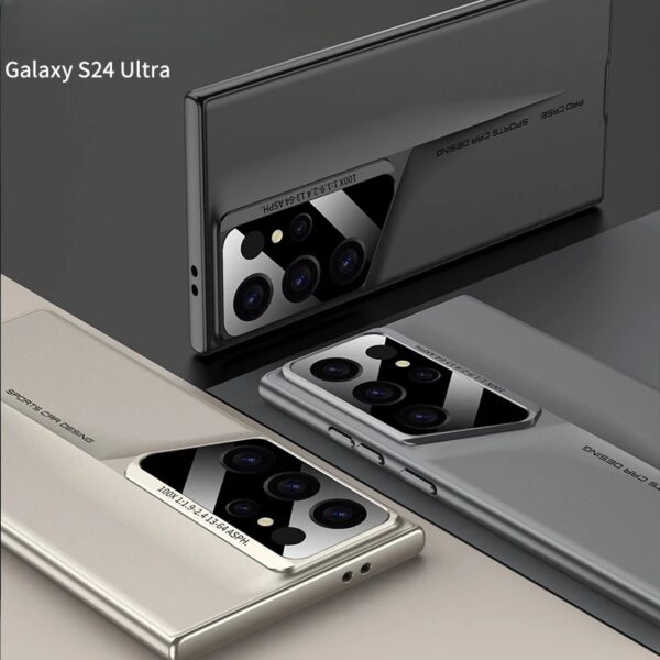 Samsung Galaxy S24 Ultra, S23 Ultra Matte Ultra Thin Blade Mecha PC Hard And Lens Protection Shockproof Original Cover