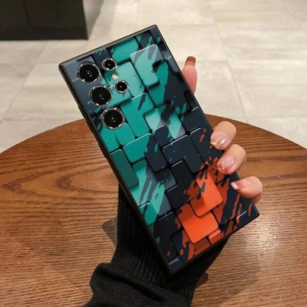 Samsung Galaxy S24 Ultra, S23 Ultra, S22 Ultra Silicone Fashionable 3D Design Phone Cover