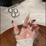 iPhone 16 Pro Max , 15 Pro Max, 14 Pro Max Luxury Plating Ultrathin Transparent Cases Shockproof Clear Cover - Image 3