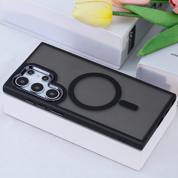 Luxury Matte Magnetic Case For Samsung Galaxy S25 Ultra, S24 Ultra With Magsafe Wireless Charging Shockproof