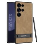 Samsung Galaxy S24 Ultra, S23 Ultra Luxury PU Frosted Leather Bracket Case 360 Degree Protective Soft Cover - Image 7