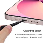 66pcs Smart Phones Dust Plug Speaker Mesh Sticker with Tweezers & Charging Port Protector Cleaning Kit - Image 3